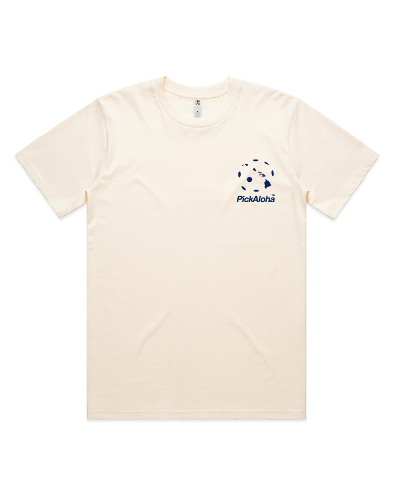Cream & Deep Blue Hybrid T-Shirt