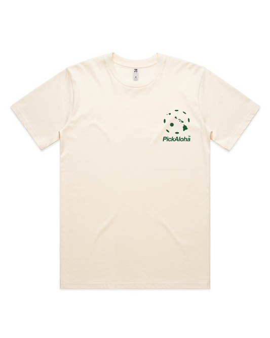 Cream & Green Hybrid T-Shirt