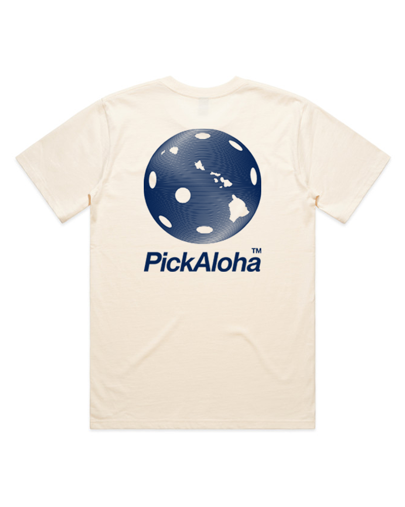 Cream & Deep Blue Hybrid T-Shirt